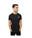 T-shirt Aw24 Homme Noir Jaune Or Lambretta-3