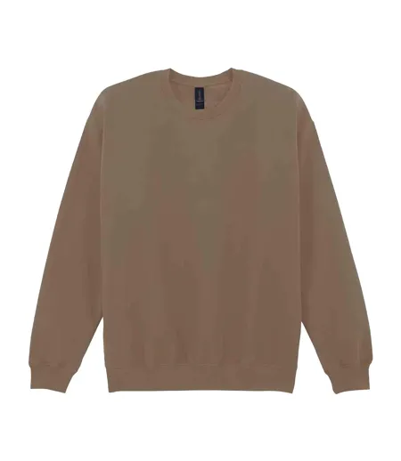 Sweat Softstyle Adulte Noir Chiné Gildan