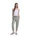 Womens/ladies Drawstring Waist Cargo Jogging Bottoms Bayleaf DKNY-1