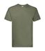 T-shirt super premium adulte olive classique Fruit of the Loom