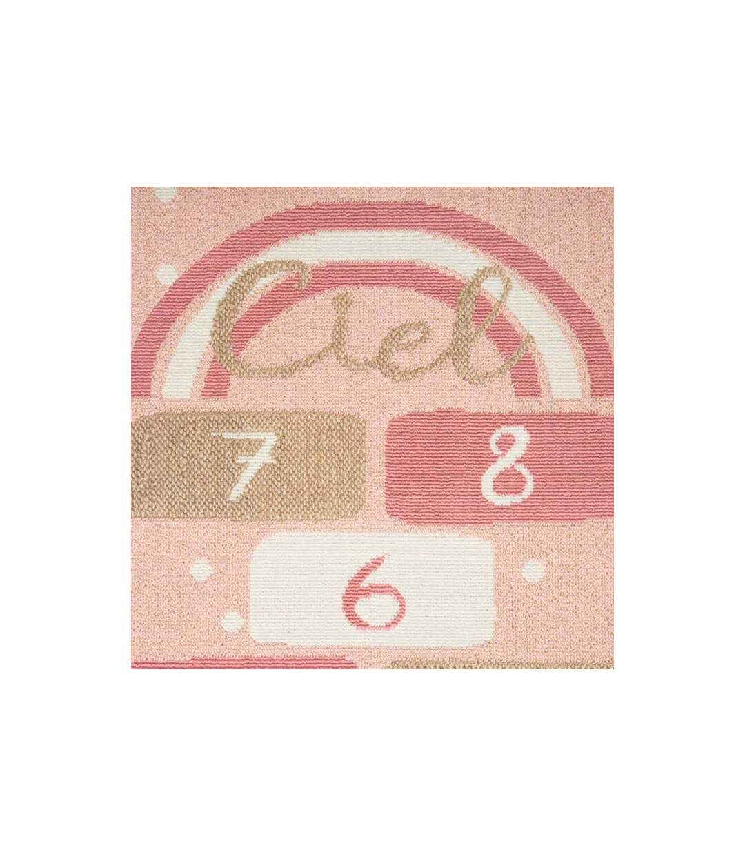 Tapis Déco pour Enfant Marelle 80x150cm Rose-2