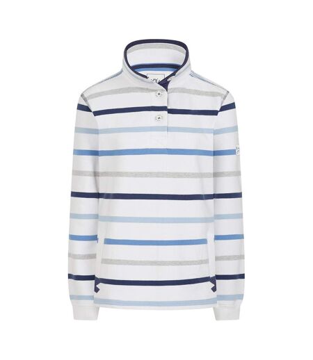 Sweat Motif/style Rayé Femme Bleu Lazy Jacks