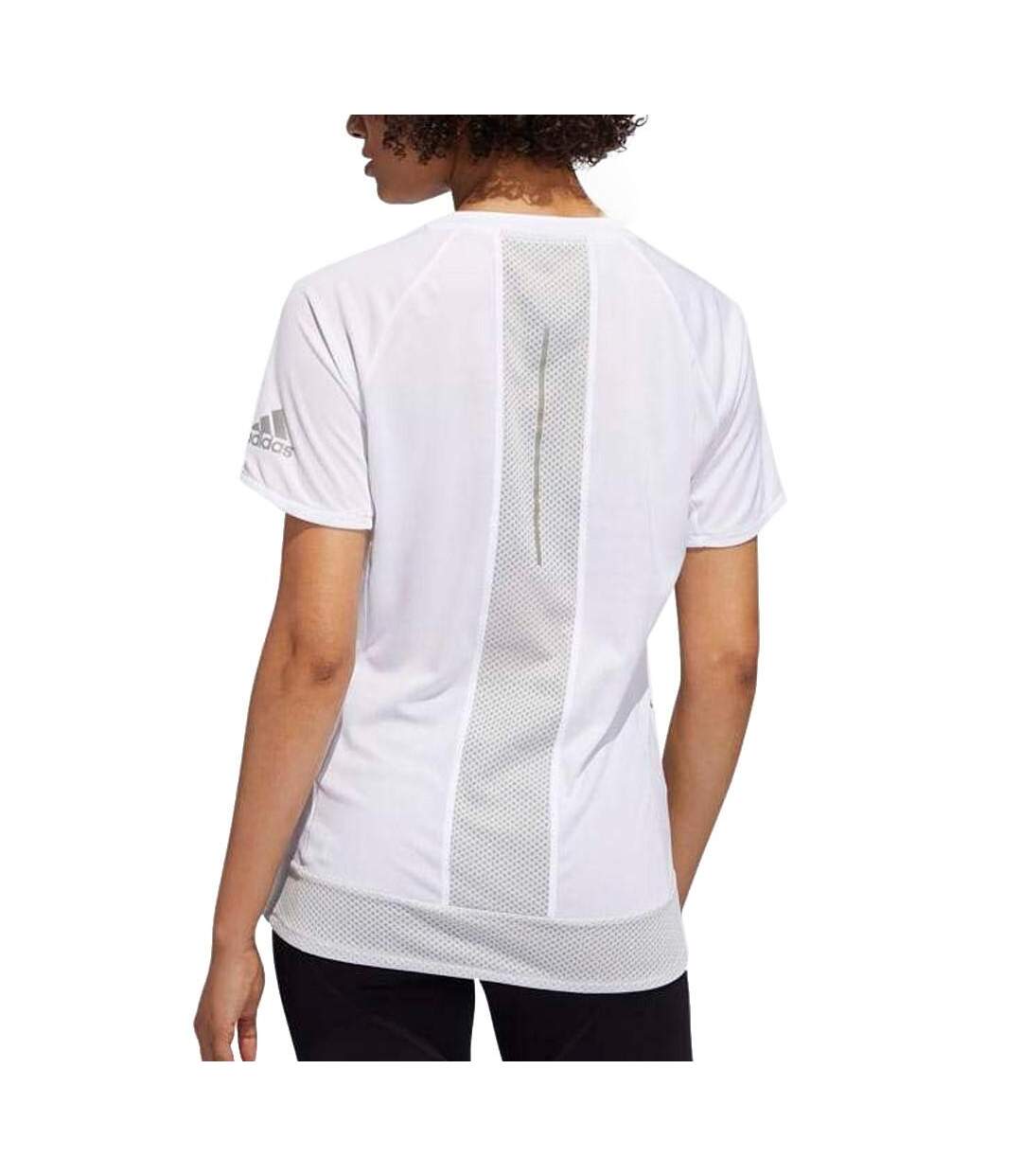 T-Shirt blanc femme Adidas 25/7 Rise Up N Run Parley - XXS-2