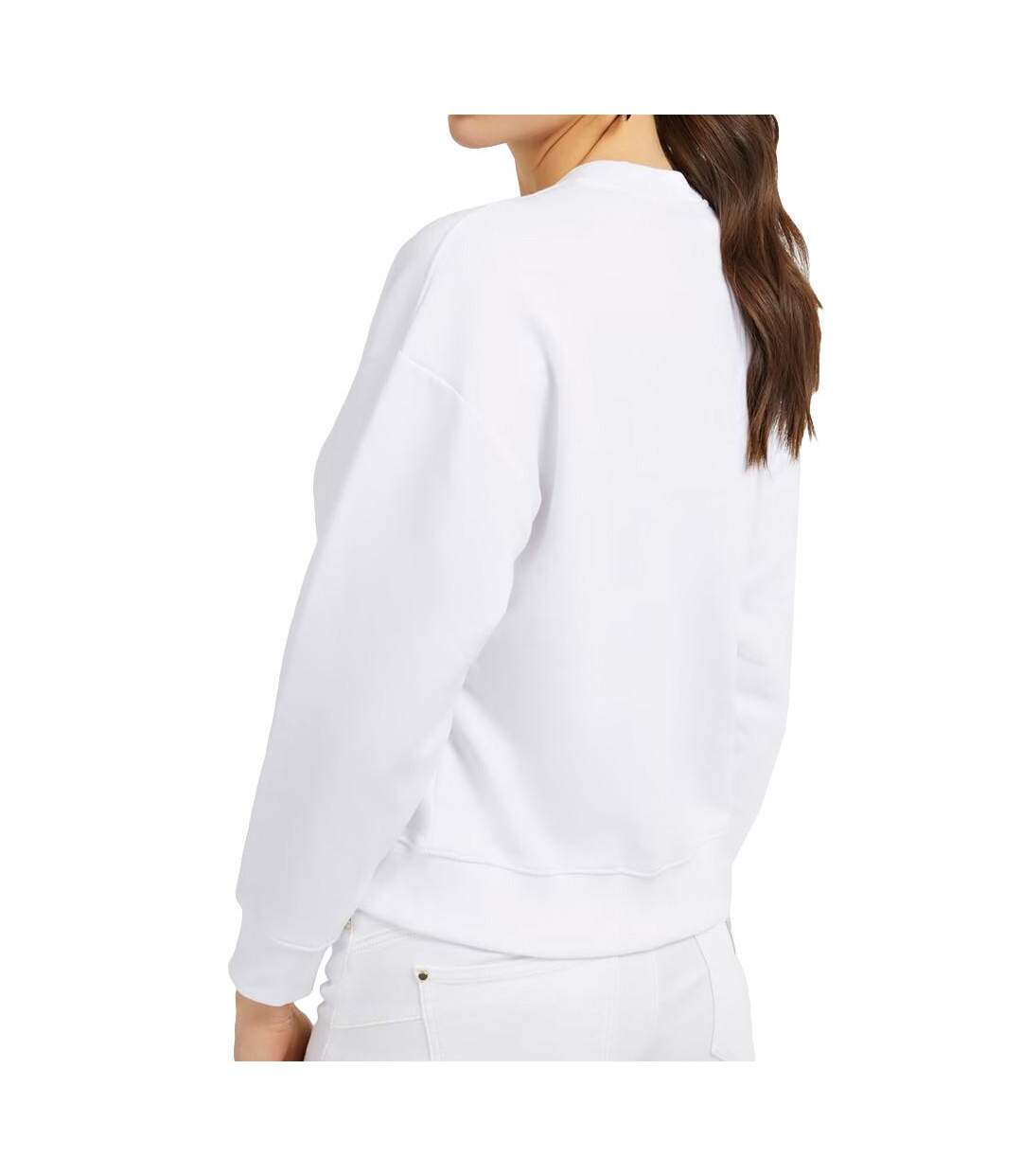 Sweat Blanc Femme Guess Deviner - S-2