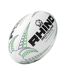 Ballon de rugby recyclone taille 5 blanc / noir / vert Rhino-1