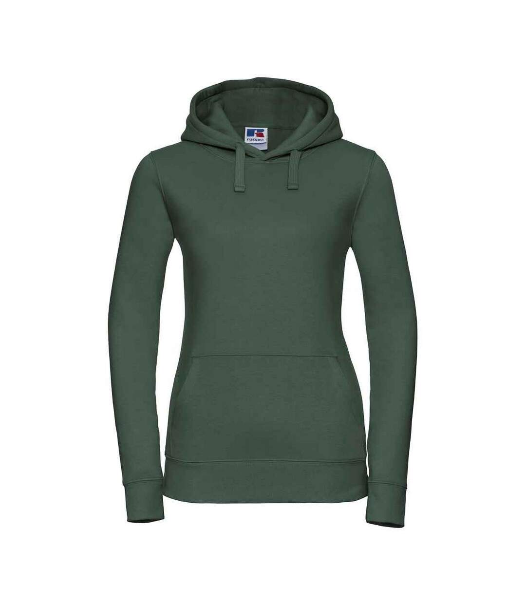 Sweat à capuche authentic femme vert bouteille Russell