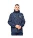 Mens Janscore All-over Print Lightweight Hooded Jacket Blue Crosshatch-2