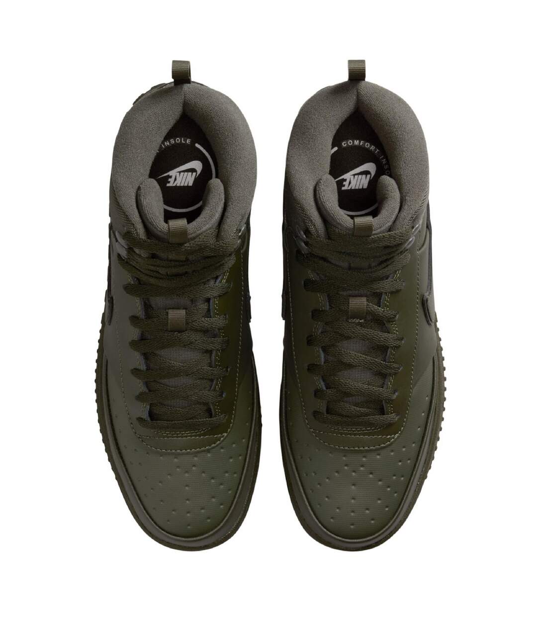 Baskets Montantes Court Vision Next Nature Homme Vert Kaki Nike-3