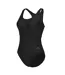 Womens/ladies Xtra Life One Piece Swimsuit Black Slazenger-3