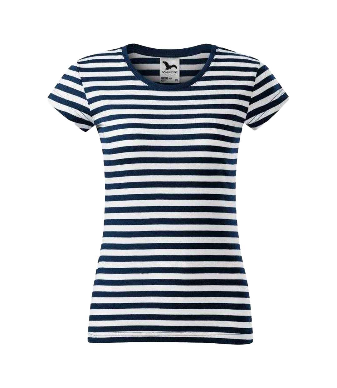 T-shirt Sailor Femme Bleu Marine Adler-1