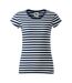 T-shirt Sailor Femme Bleu Marine Adler-1