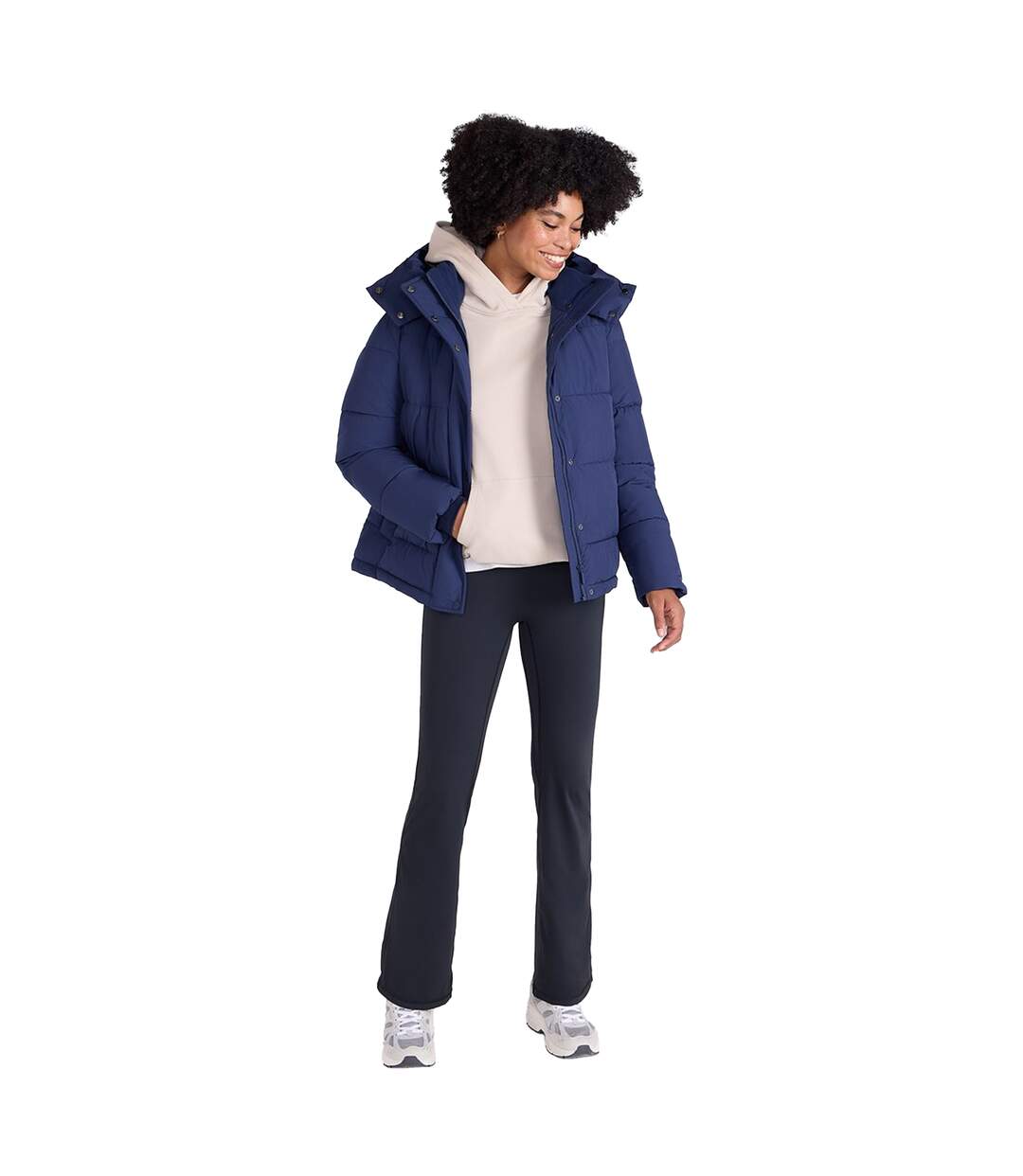 Doudoune Maeve Femme Bleu Marine Animal-4