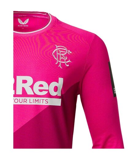 Maillot De Gardien De But Motif/style Rangers Fc Homme Rose Castore