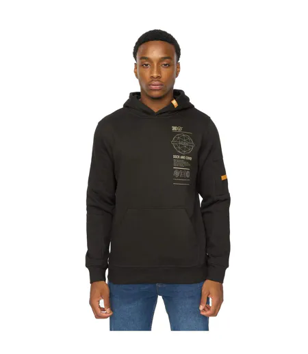 Sweat À Capuche Ashland Homme Noir Duck And Cover