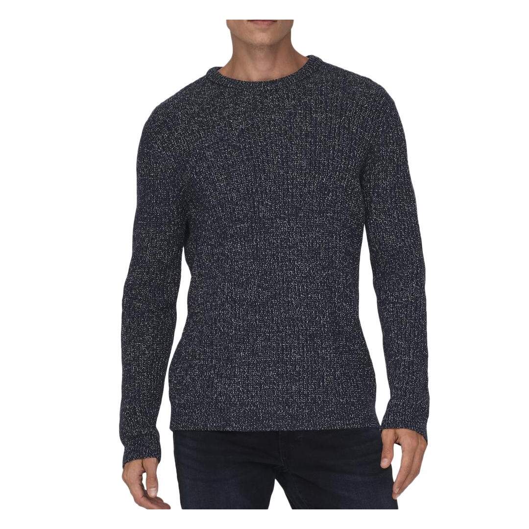 Pull Marine Homme Only & Sons Malaki Reg 7 - L-1