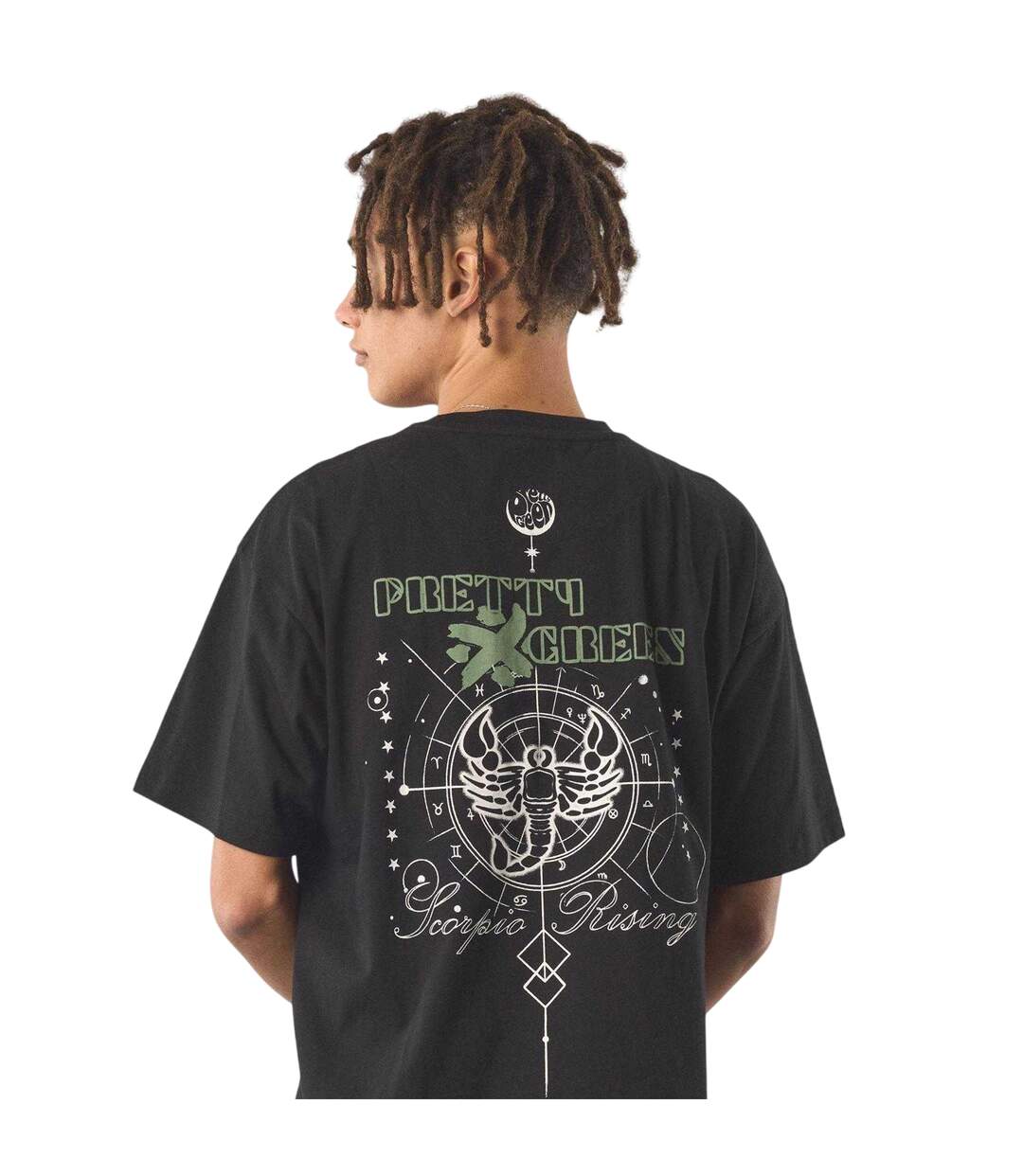 T-shirt Motif/style Scorpion Rising Homme Noir Pretty Green-3