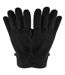 Beechfield Womens/Ladies Recycled Fleece Winter Gloves (Black) - UTRW8314