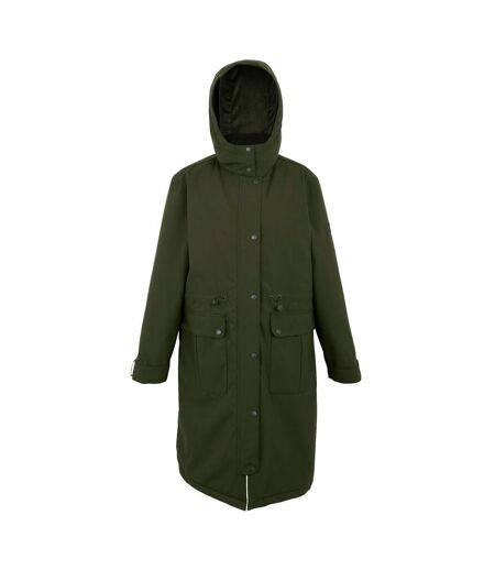 Veste Imperméable Yannta Femme Kaki Foncé Regatta