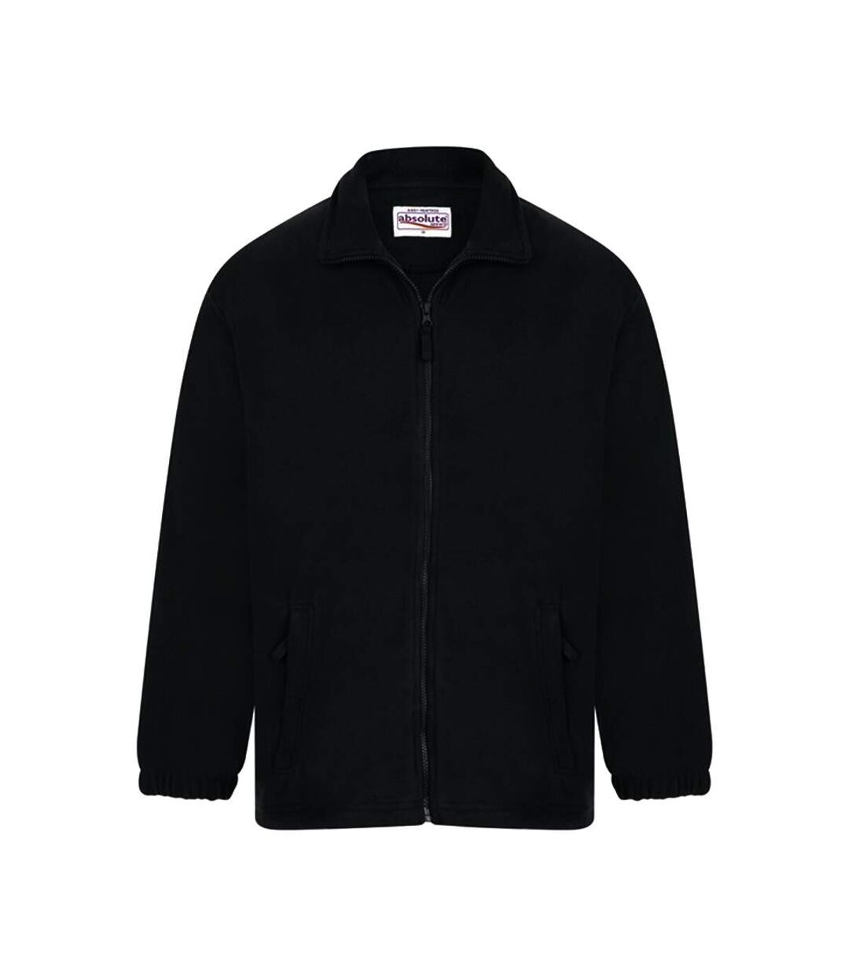 Absolute Apparel Heritage Full Zip Fleece (Black) - UTAB128