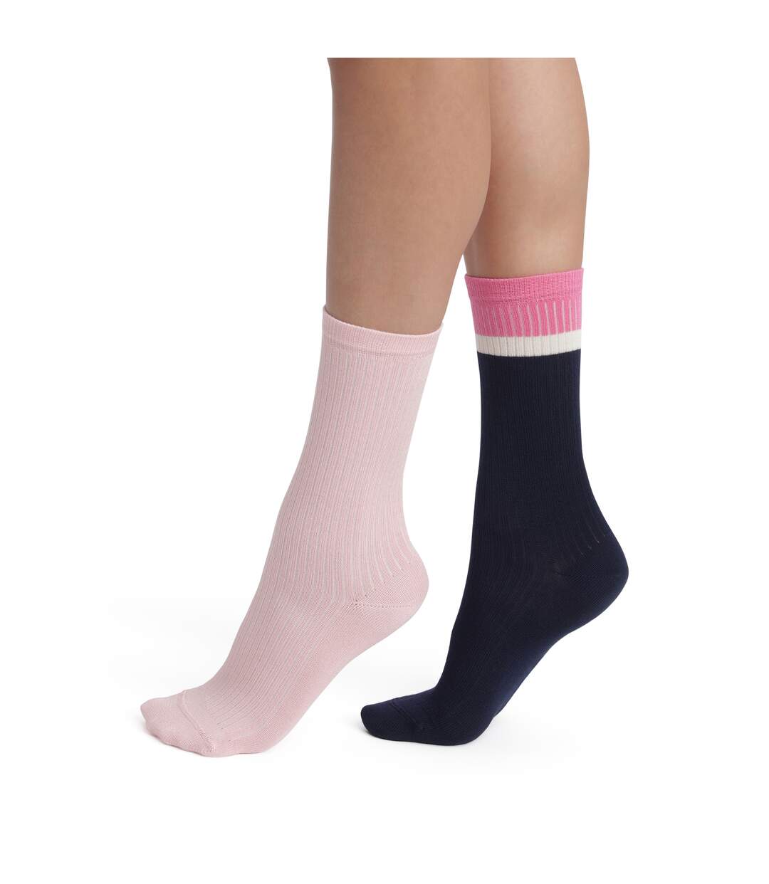 Lot de 2 paires de mi-chaussettes Modal Fancy-1