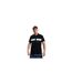 Mens Colour Block Polo Shirt Black Lacoste-1