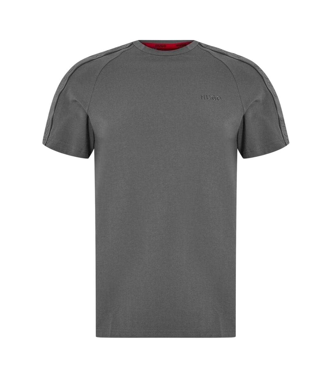 Mens Tape T-shirt Medium Grey Hugo-1