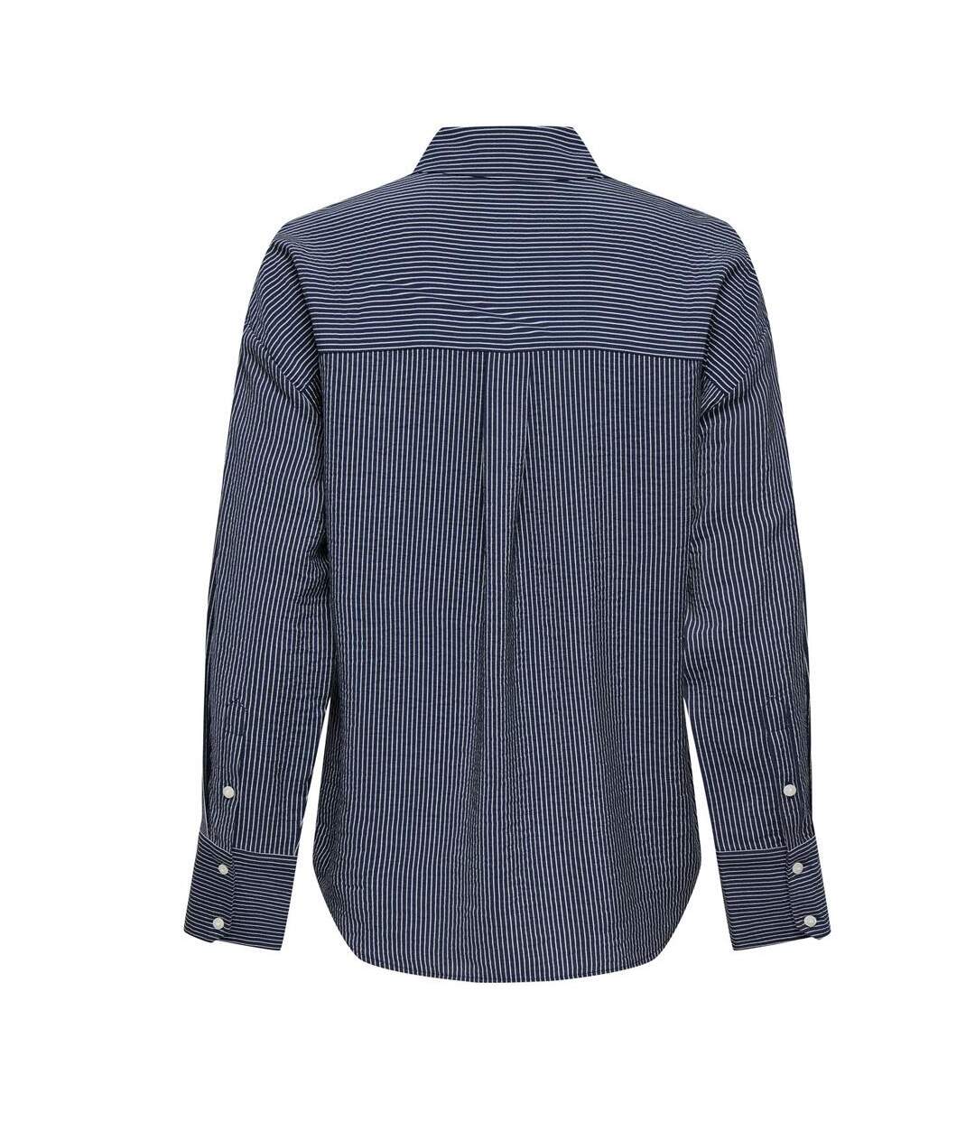 Chemise marine femme vero moda nora-2