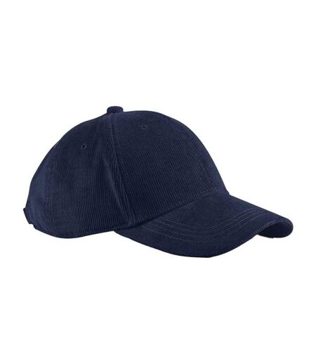 Casquette de baseball earthaware bleu marine oxford Beechfield