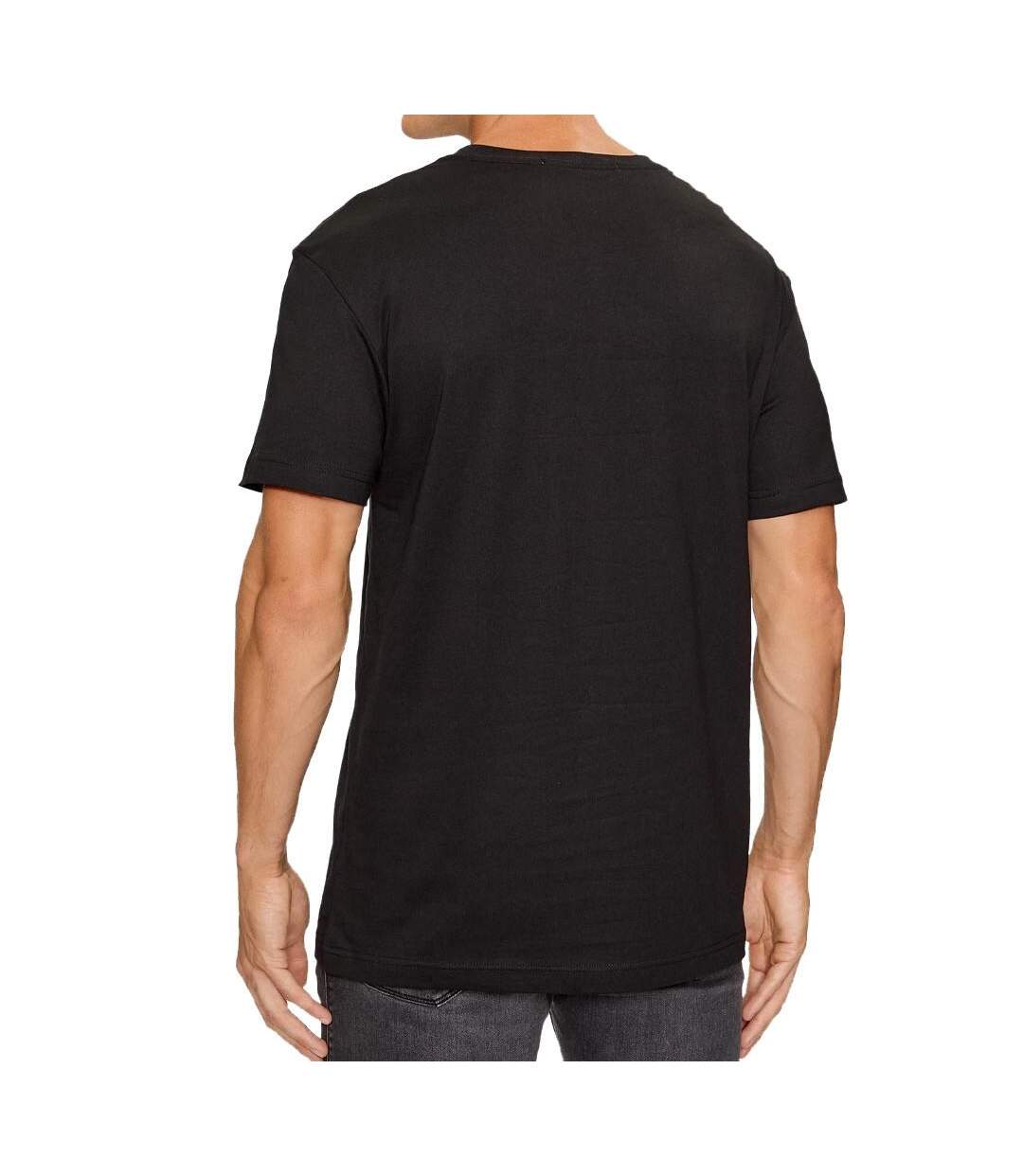 T-shirt Noir Homme Calvin Klein Jeans Hyper Real - M-2