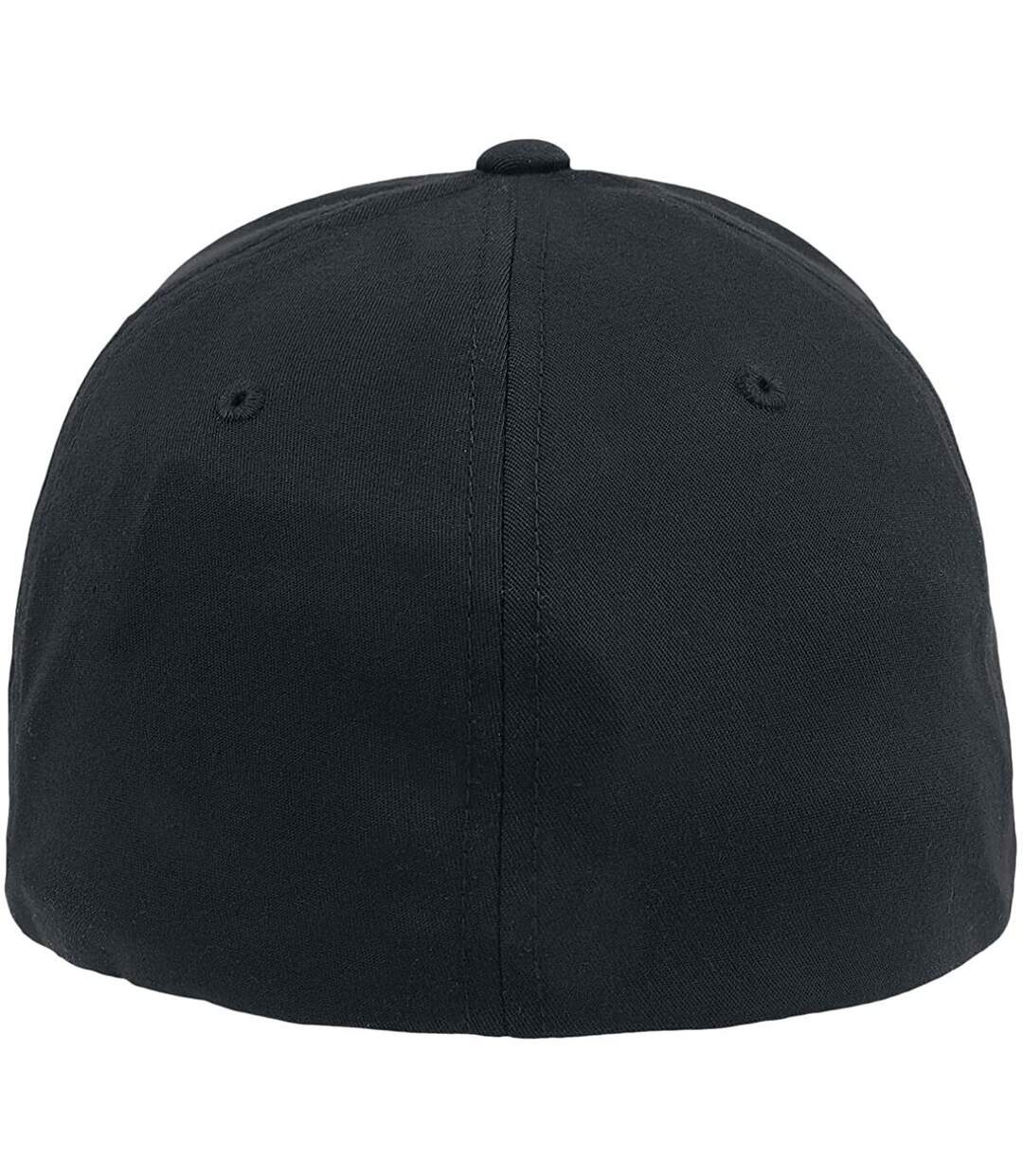 Casquette de baseball alpha shape adulte noir Flexfit-2