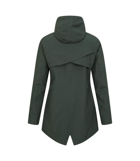 Womens/ladies Hilltop Ii Waterproof Jacket Dark Khaki Mountain Warehouse