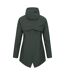Womens/ladies Hilltop Ii Waterproof Jacket Dark Khaki Mountain Warehouse-3