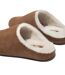 Womens/ladies chrissie suede shearling slippers tan FitFlop-4