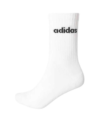 Lot De 6  Chaussettes Linear Adulte Blanc Adidas
