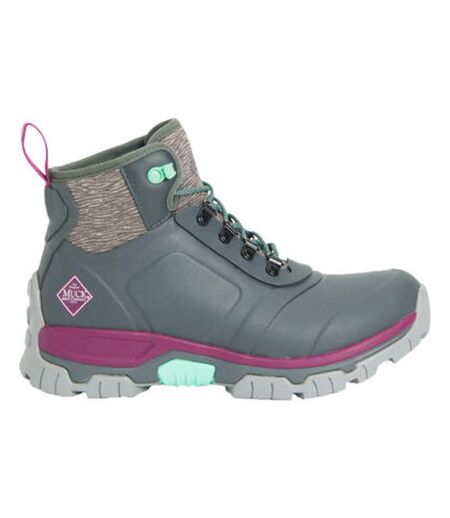 Bottes de pluie apex femme gris foncé / rose foncé Muck Boots