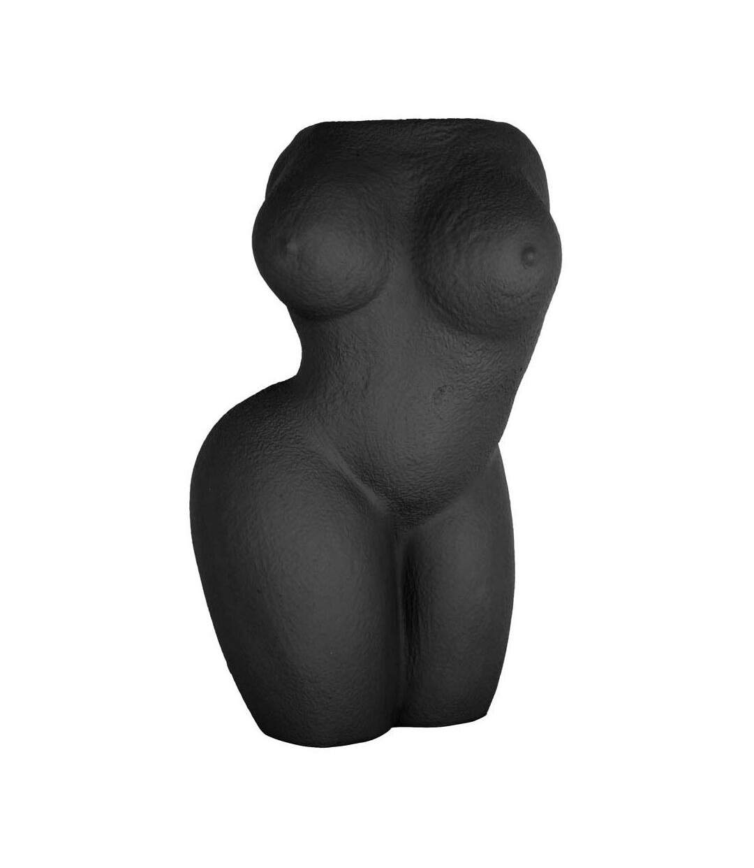 Vase buste de femme en résine Lady Marron sable-1