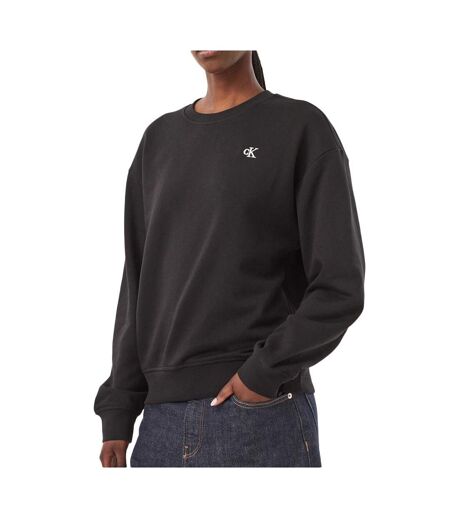 Sweat noir femme calvin klein jeans monogram