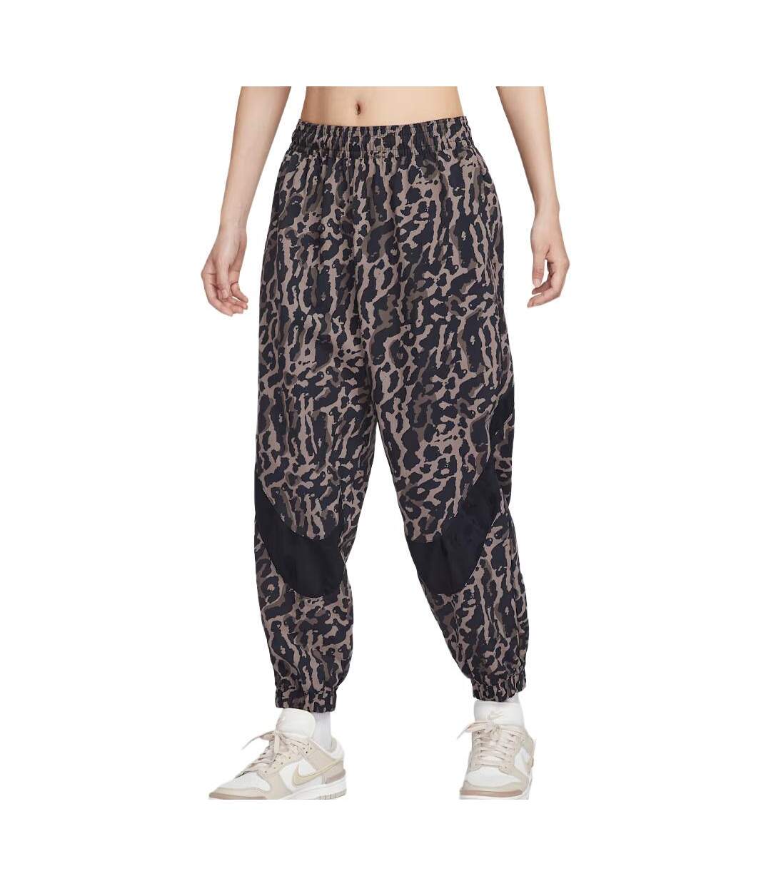 Jogging noir/marron femme nike nsw trend-1