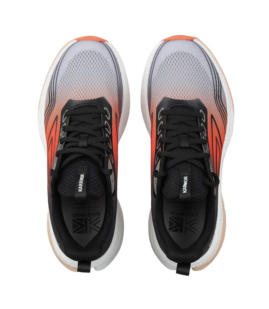 Baskets Motif/style Ombré Adulte Noir Orange Karrimor-3
