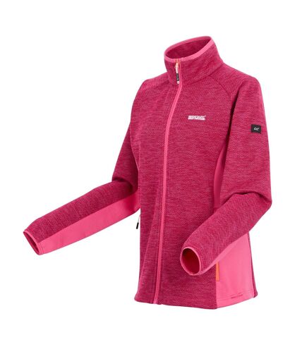 Womens/ladies highton iv full zip fleece jacket flamingo pink Regatta