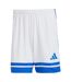 Short Motif/style Rayures Contrastées Squadra Homme Blanc Bleu Adidas-2