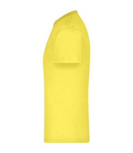 T-shirt Adulte Jaune James And Nicholson