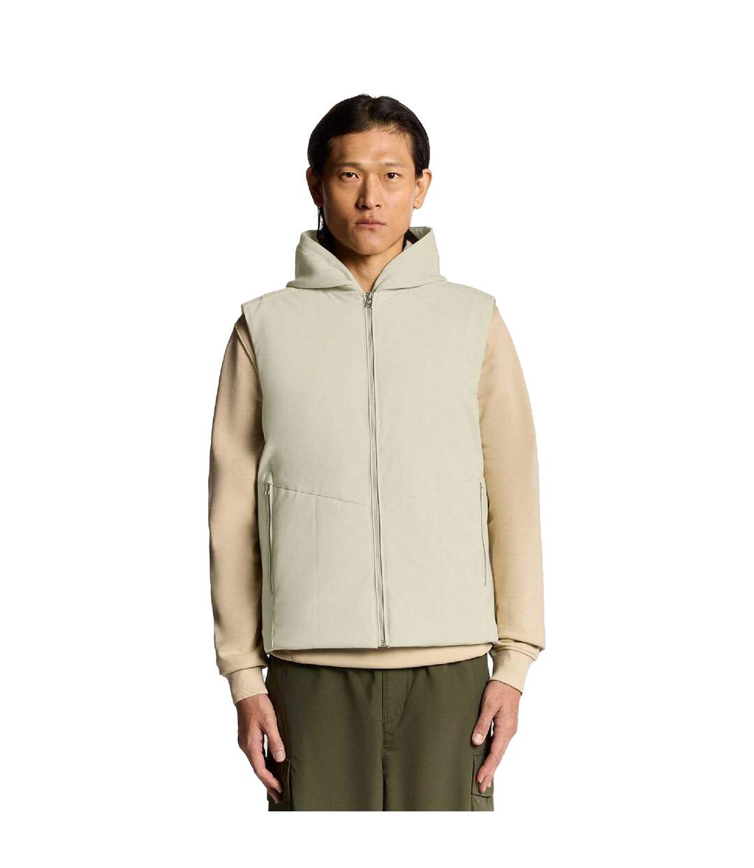 Mens Quilted Shell Gilet Brown Lyle & Scott-2