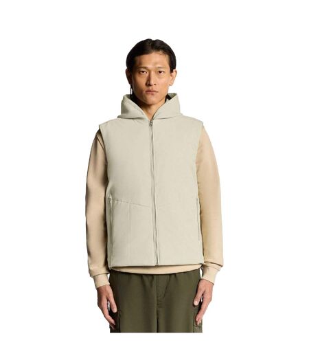Mens Quilted Shell Gilet Brown Lyle & Scott