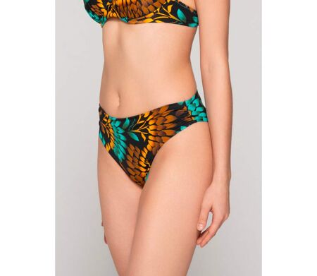 Bas maillot slip de bain 5cm plissé EMERALD Luna Splendida