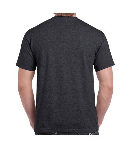 T-shirt homme gris foncé chiné Gildan