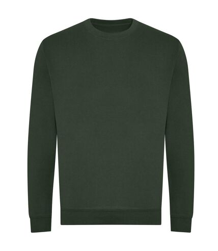 Awdis Unisex Adult Organic Sweatshirt (Bottle Green)