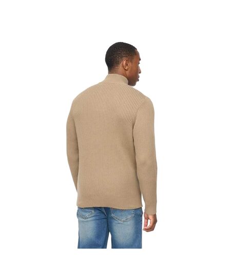 Pull Wellburys Homme Taupe Crosshatch