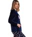 Pyjama tenue pantalon top manches longues Stitch Faces Disney Admas