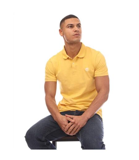 Polo Manches Courtes Oyster River Homme Jaune Timberland